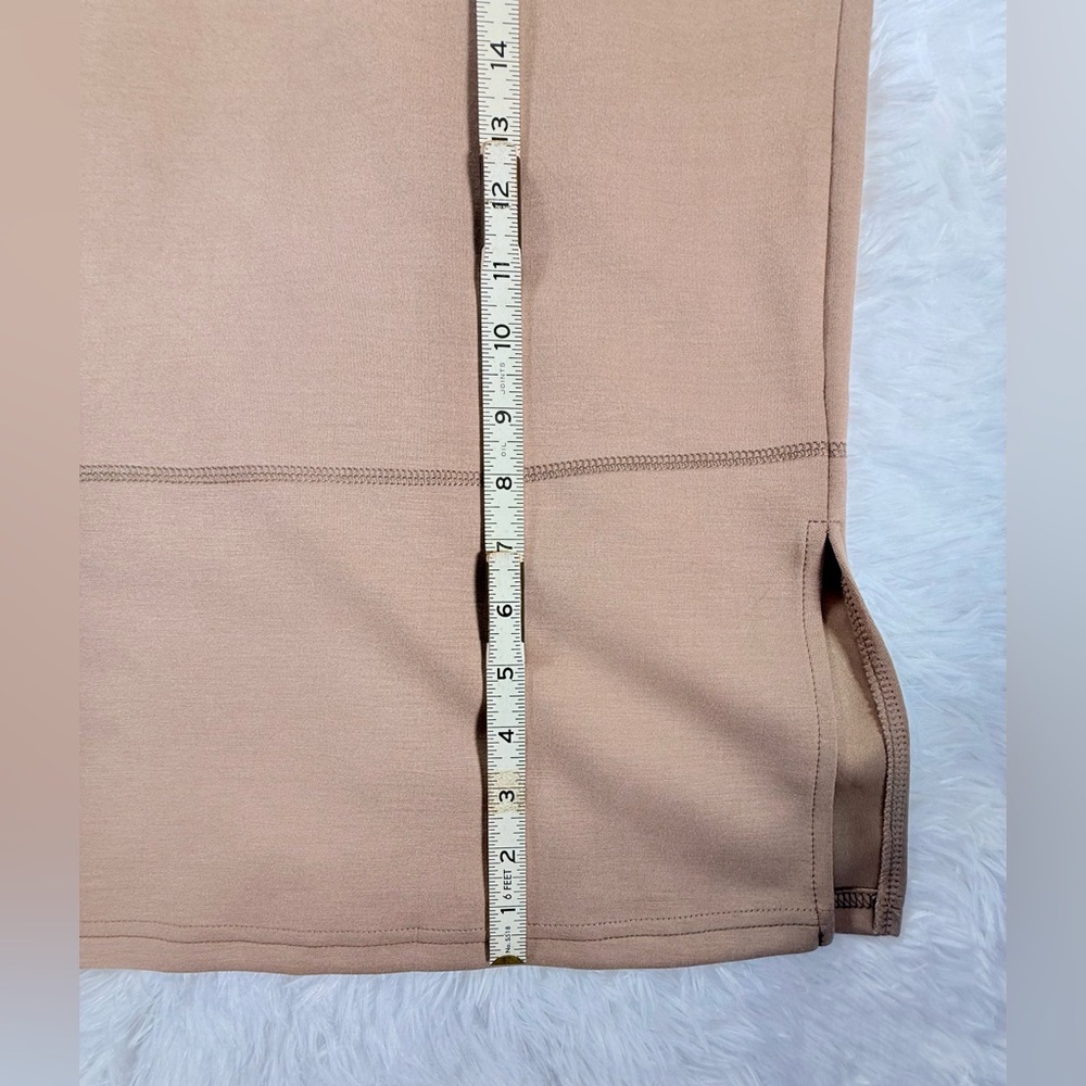 WIHOLL Taupe Mock Neck Long Sleeve Top – Size XL (NWT) - Picture 14 of 16